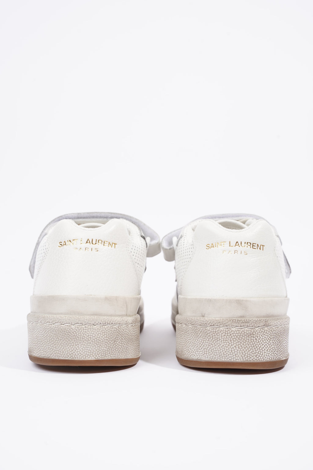 Saint Laurent Womens SL24 Low Top Sneaker White EU 41 / UK 8