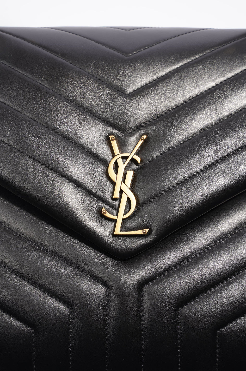 Saint Laurent Lou Lou Bag Black Leather Large