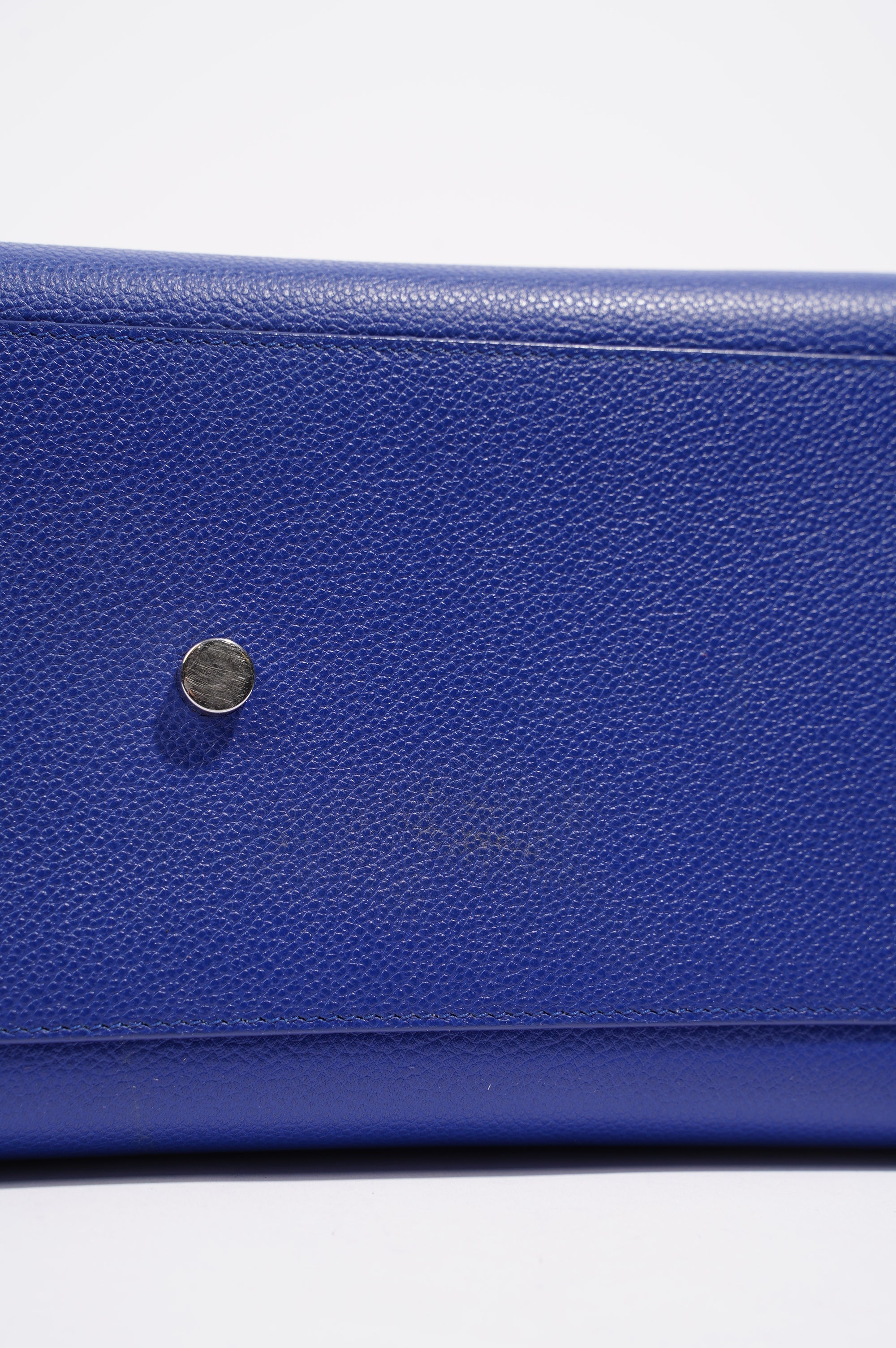 Saint Laurent Womens Sac De Jour Blue Small