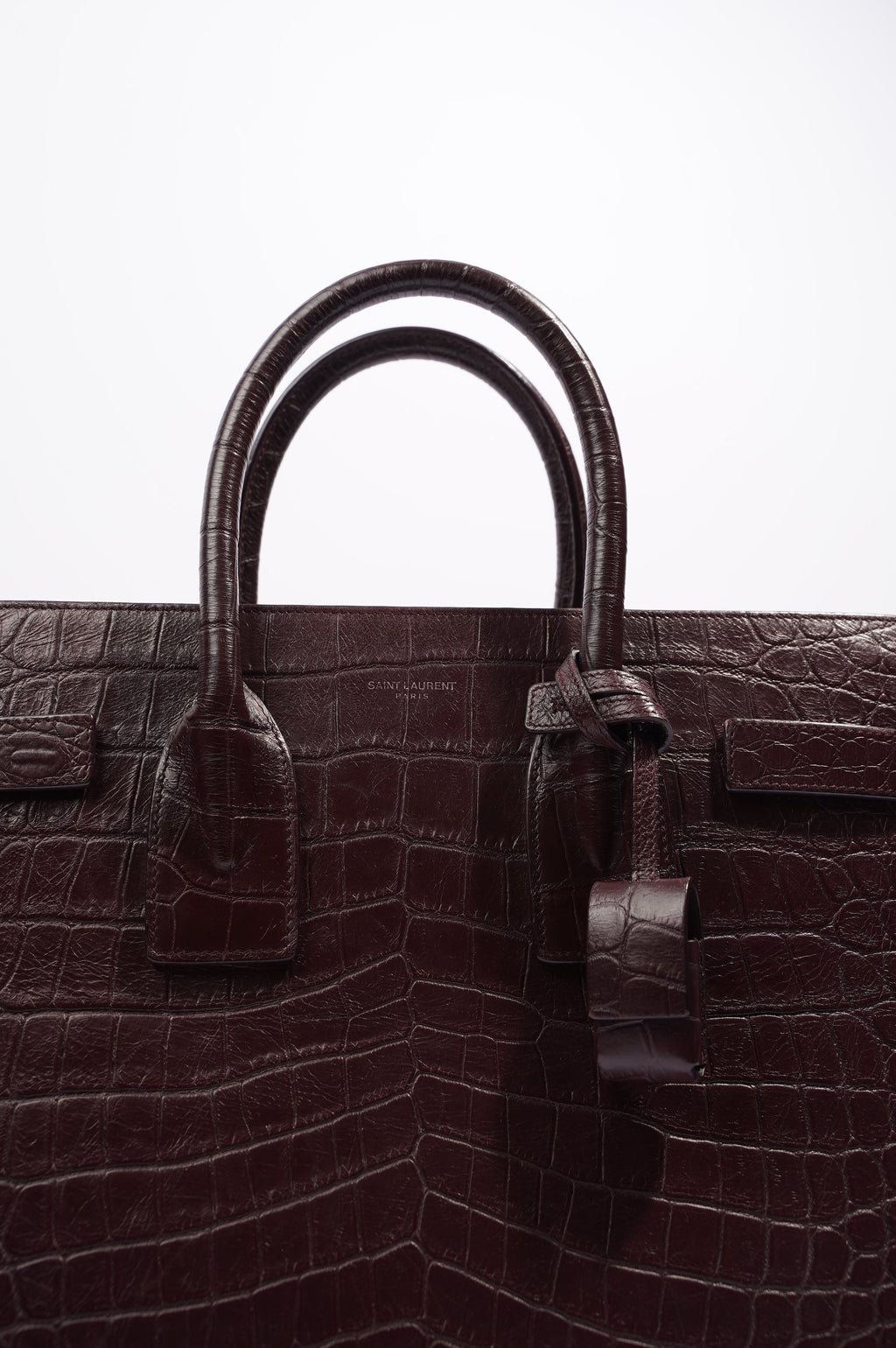 Saint Laurent Womens Sac De Jour Oxblood Small