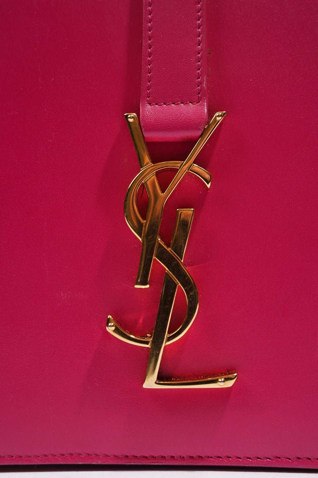 Saint Laurent Womens Universite Bag Pink / Gold