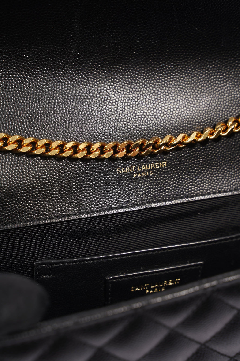 Saint Laurent Envelope Bag Black Small