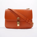 Saint Laurent Womens Le Carre Orange