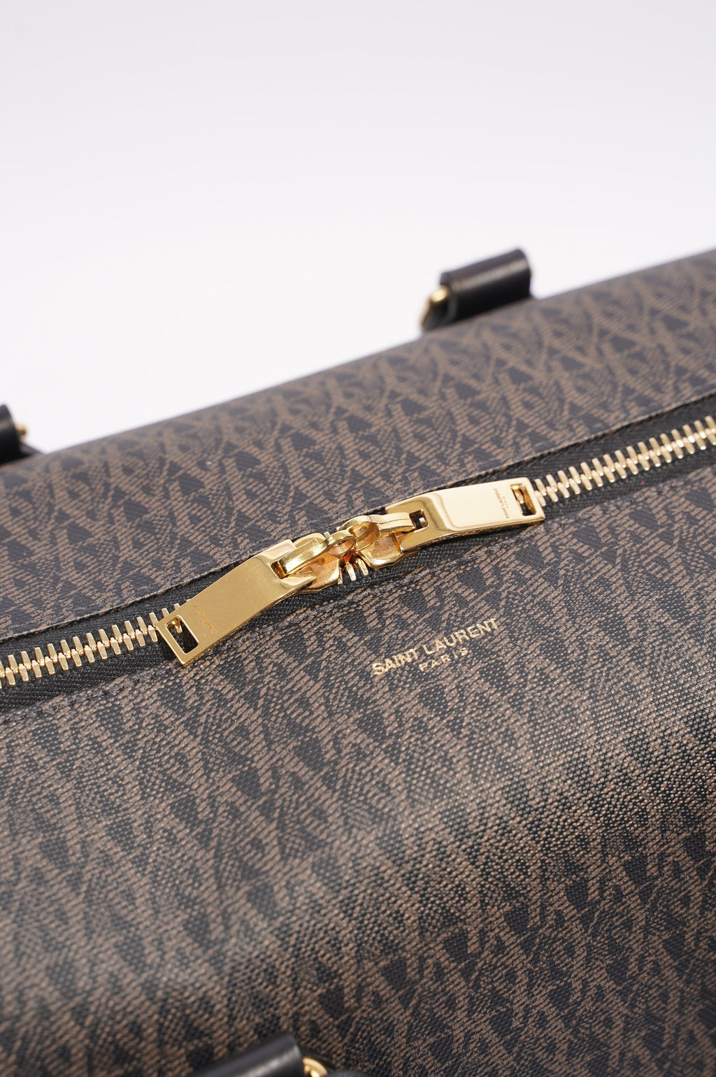 Saint Laurent Womens 12 Duffle Bag Monogram Canvas