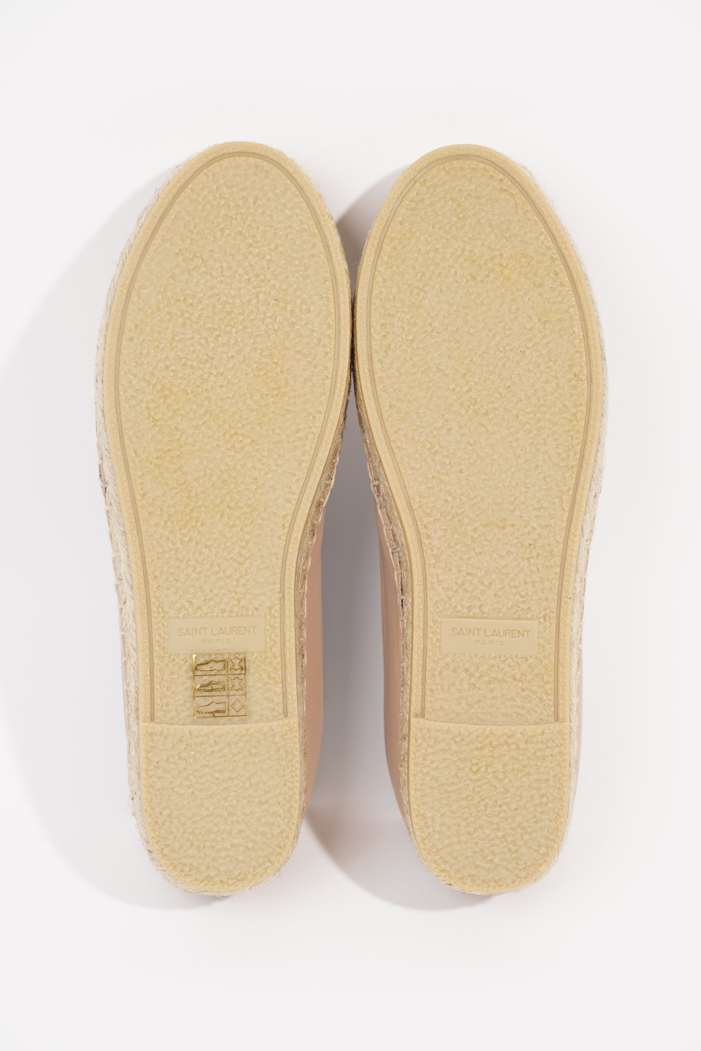 Saint Laurent Womens Espadrille Nude EU 37.5 / UK 4.5