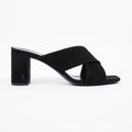 Saint Laurent Womens Lou Lou 70 Mule Black EU 38.5 / UK 5.5