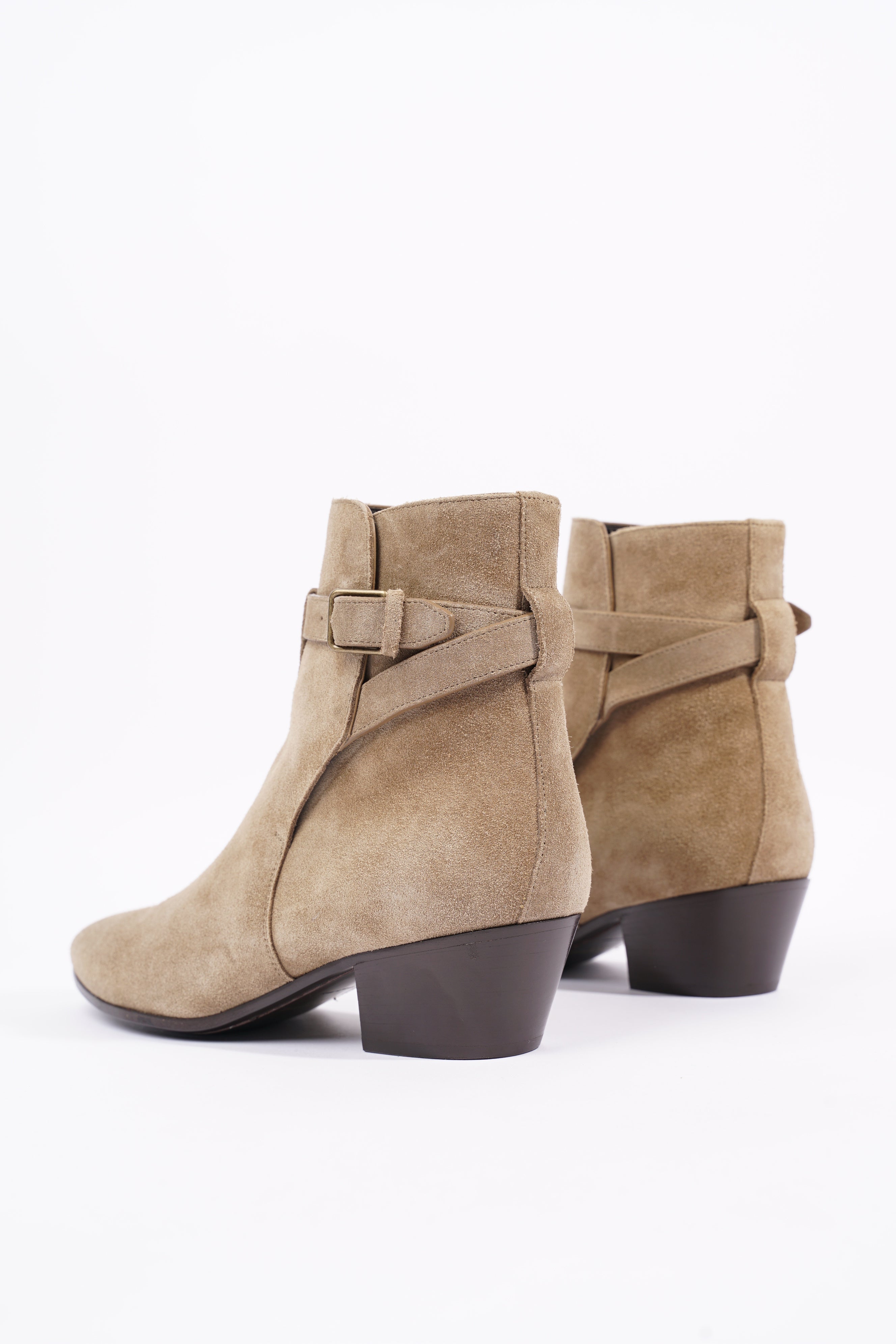 Saint Laurent Womens West 45 Boot Beige EU 37 / UK 4