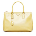 PRADA Saffiano Lux Galleria Double Zip Satchel