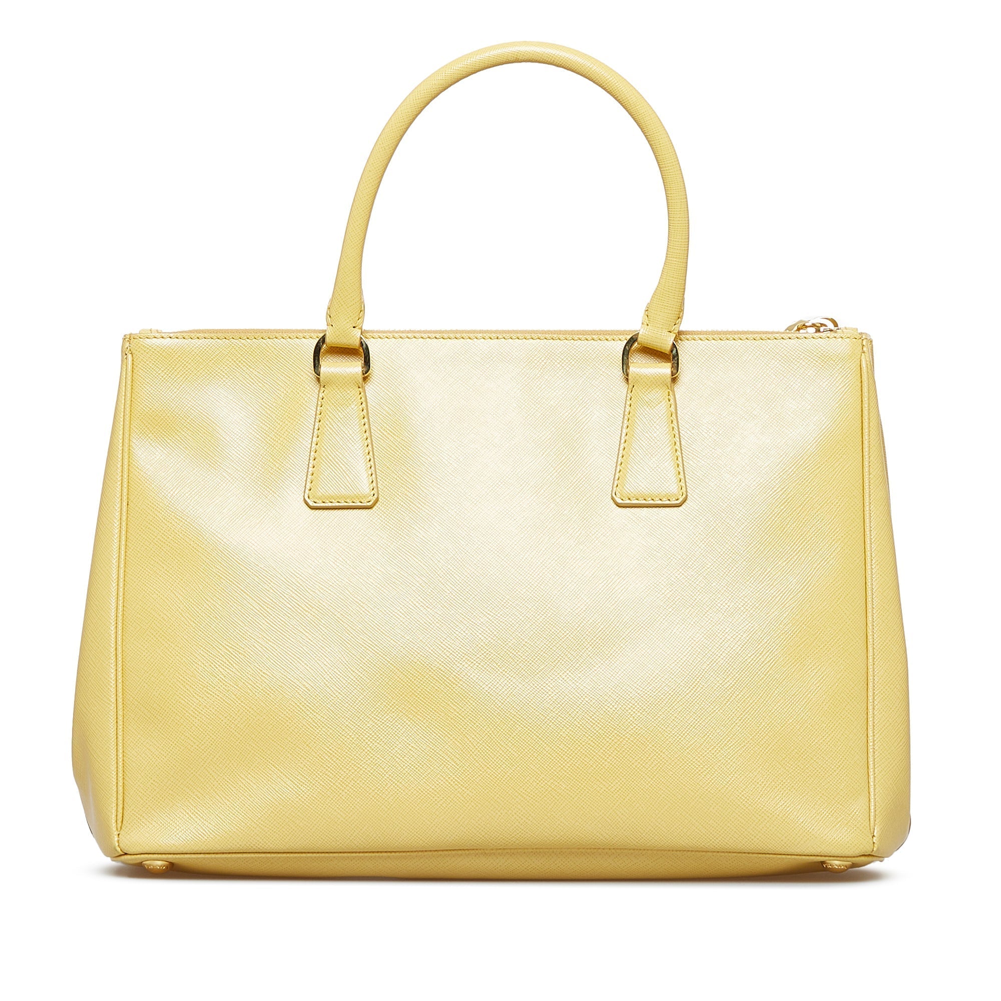 PRADA Saffiano Lux Galleria Double Zip Satchel