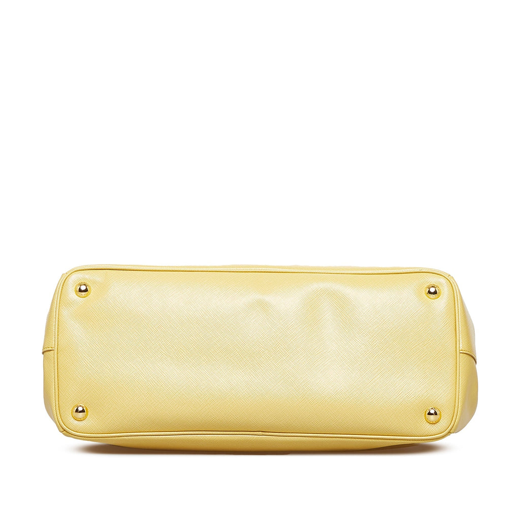 PRADA Saffiano Lux Galleria Double Zip Satchel