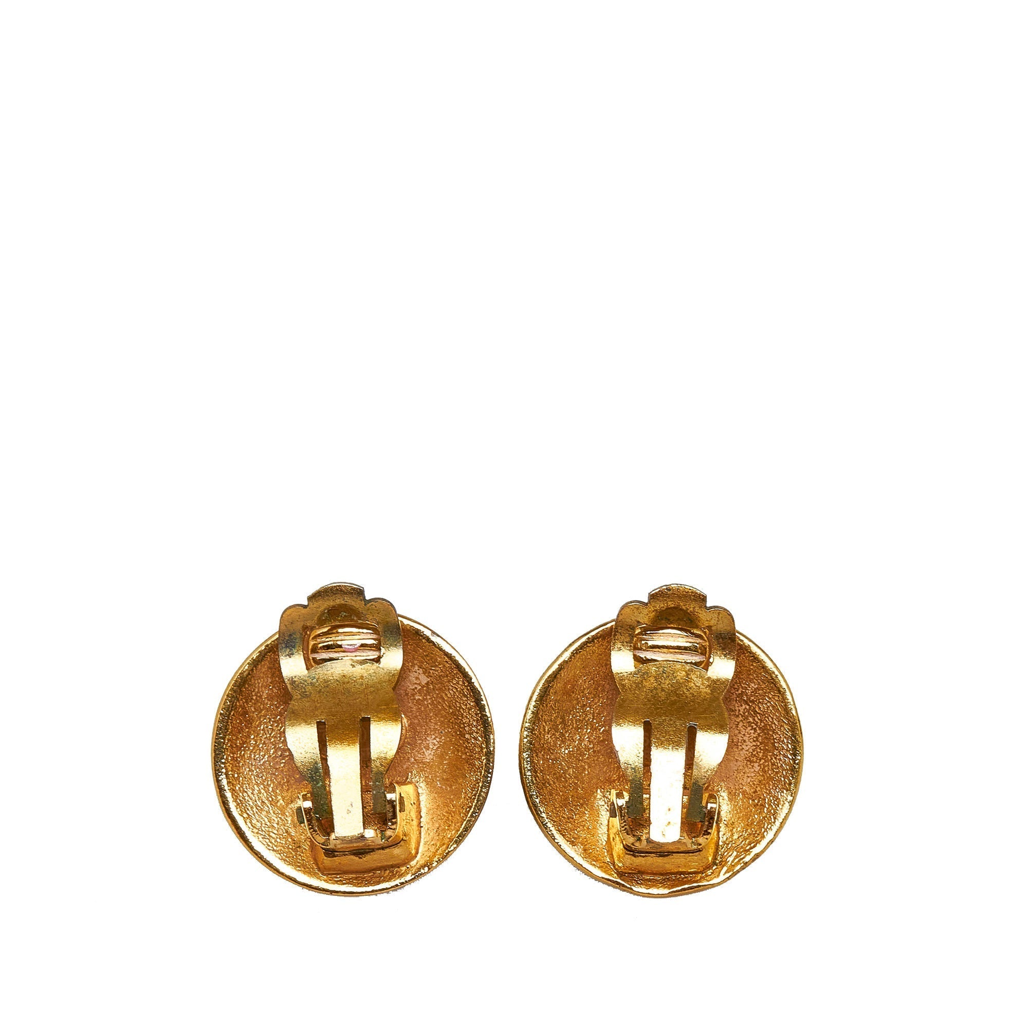 CHANEL CC Clip-on Earrings Costume Earrings