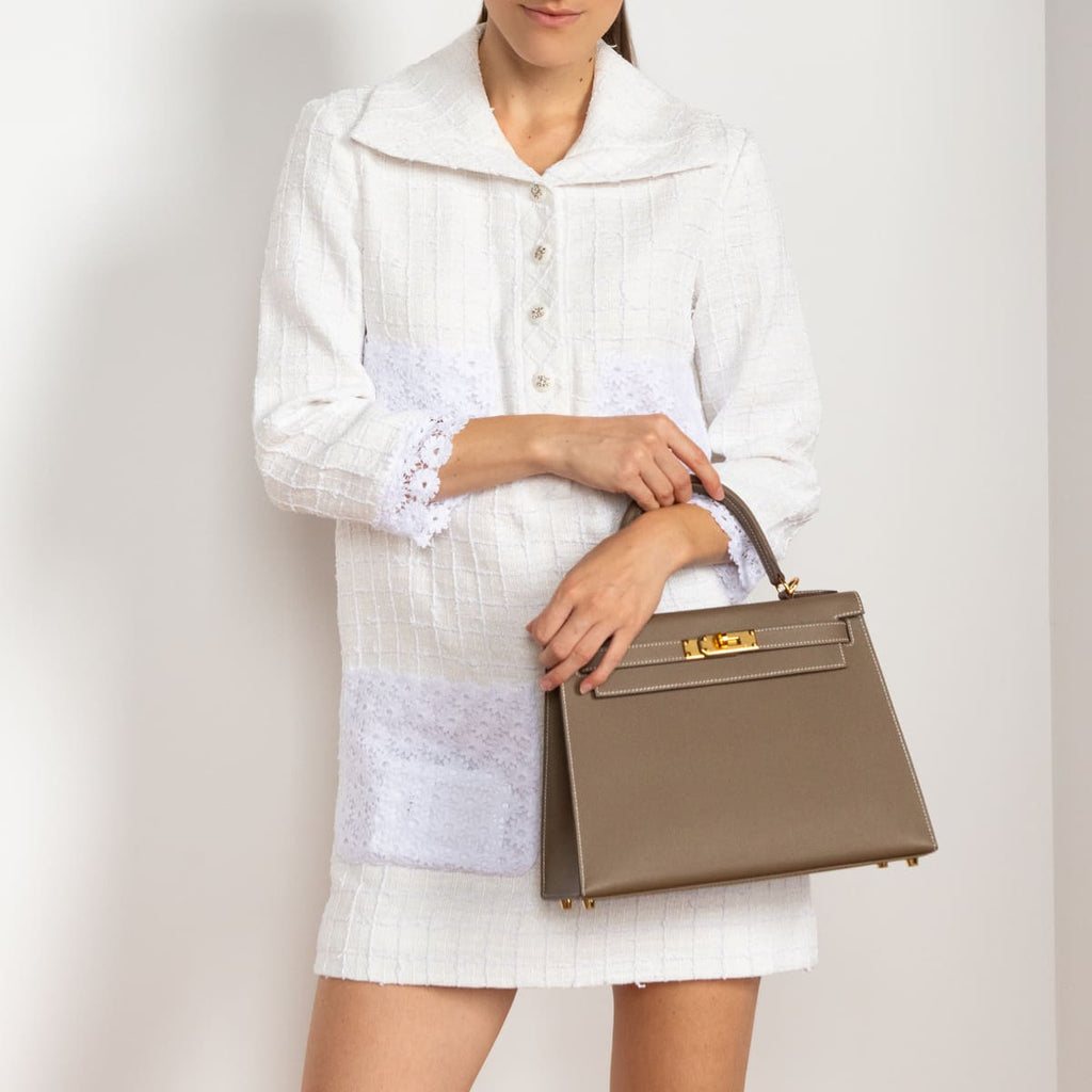 Chanel White Camellia Lace Mini Dress S | FR 38