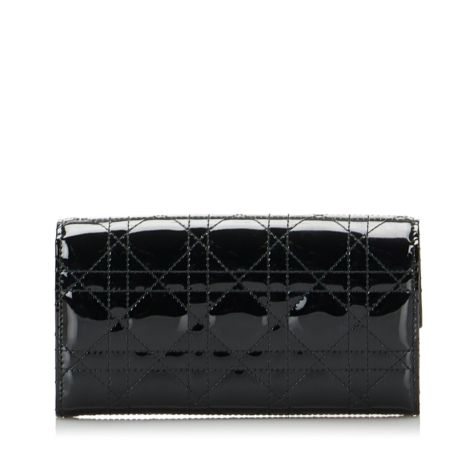 Dior Cannage Lady Dior Chain Wallet (SHG-rpu9QU)