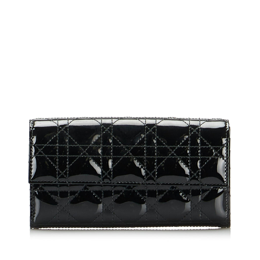 Dior Cannage Lady Dior Chain Wallet (SHG-rpu9QU)