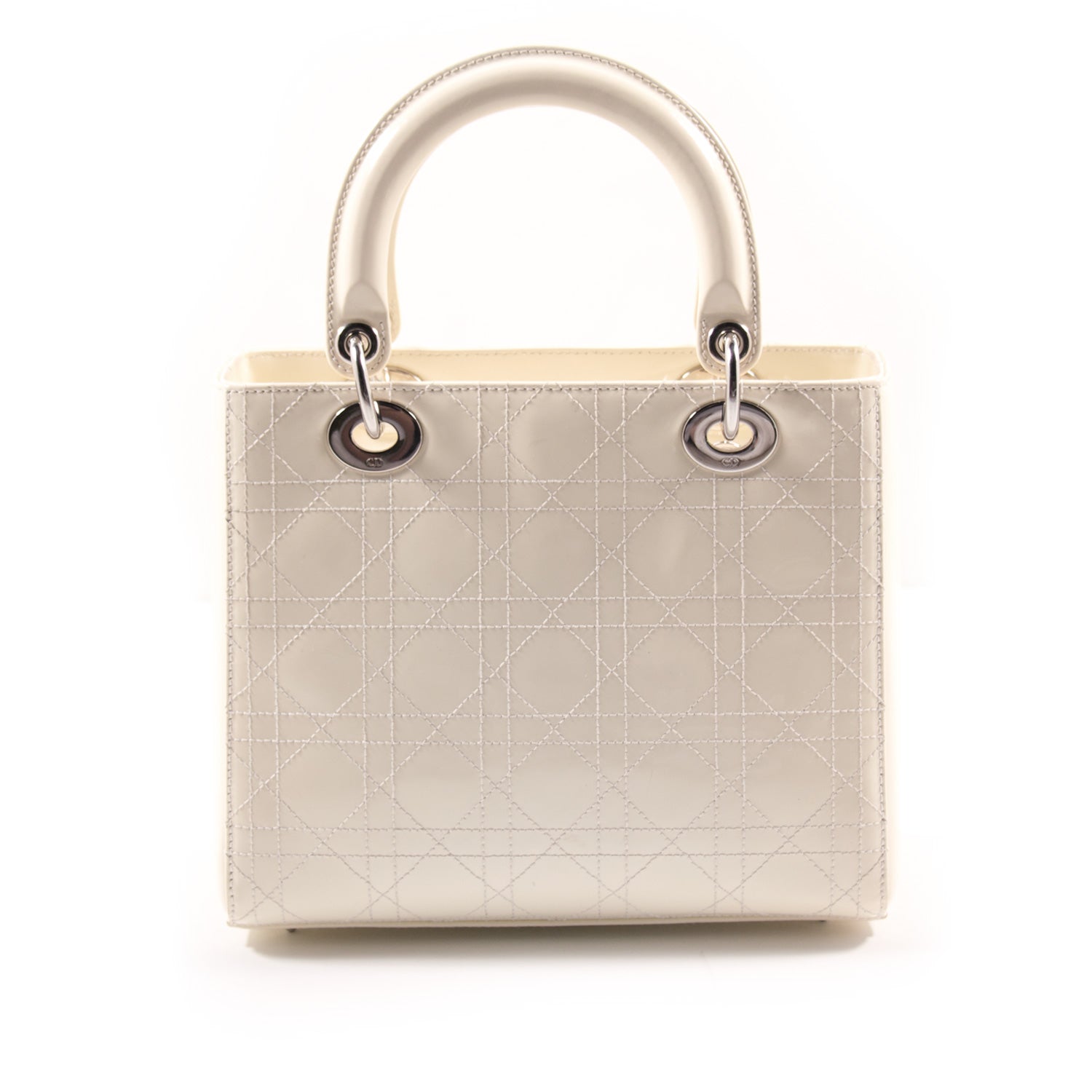 Christian Dior Lady Dior Medium Patent Leather