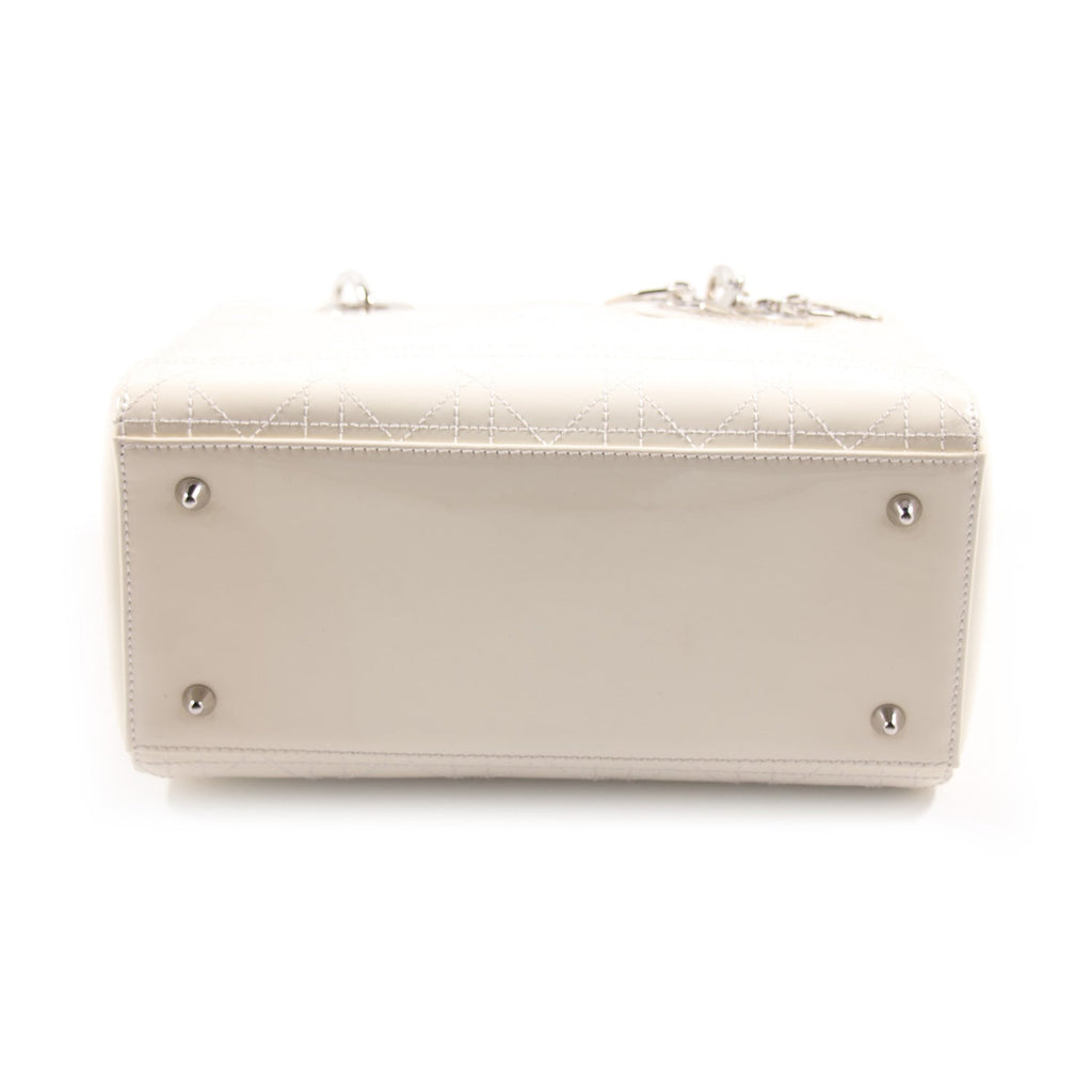 Christian Dior Lady Dior Medium Patent Leather
