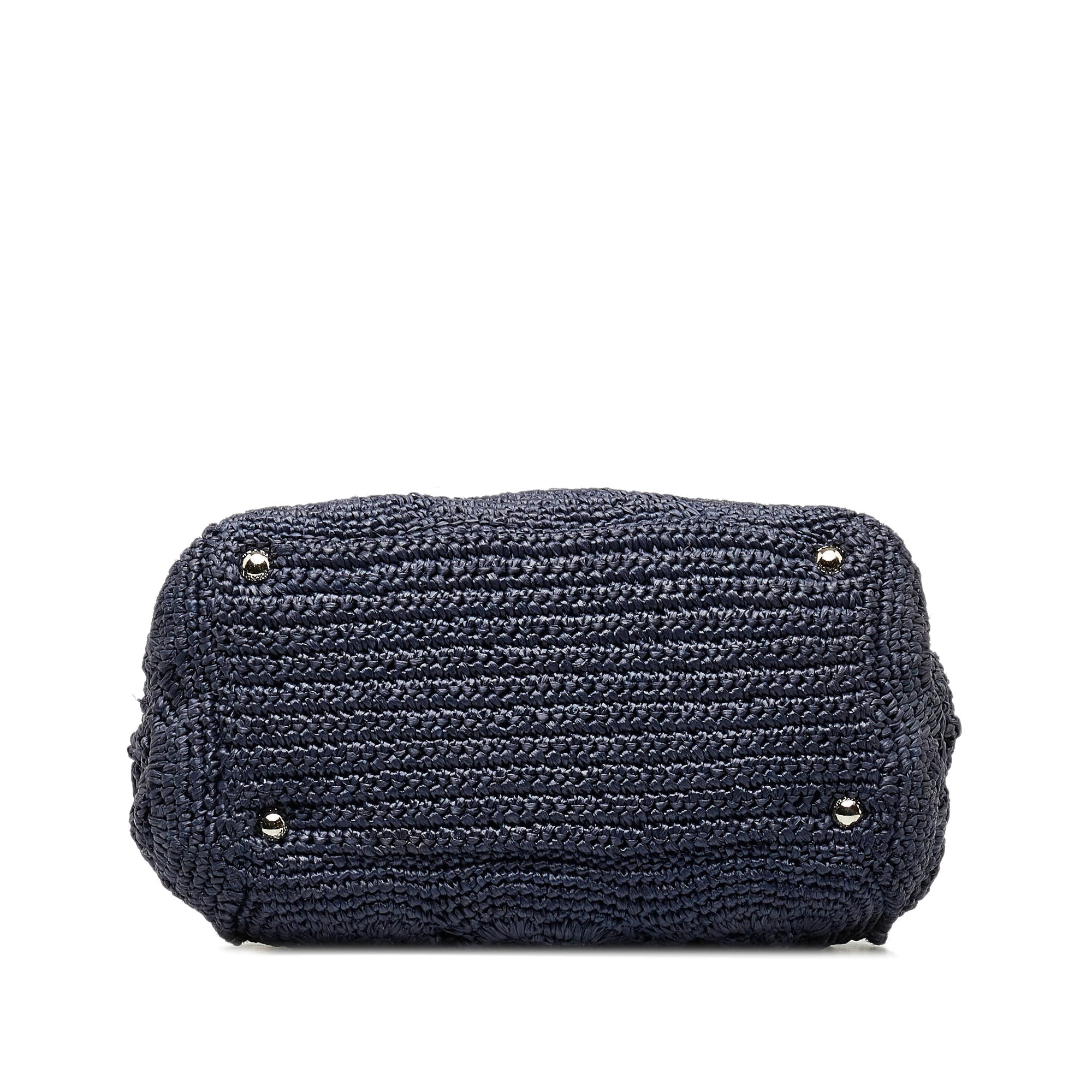 PRADA Raffia Satchel