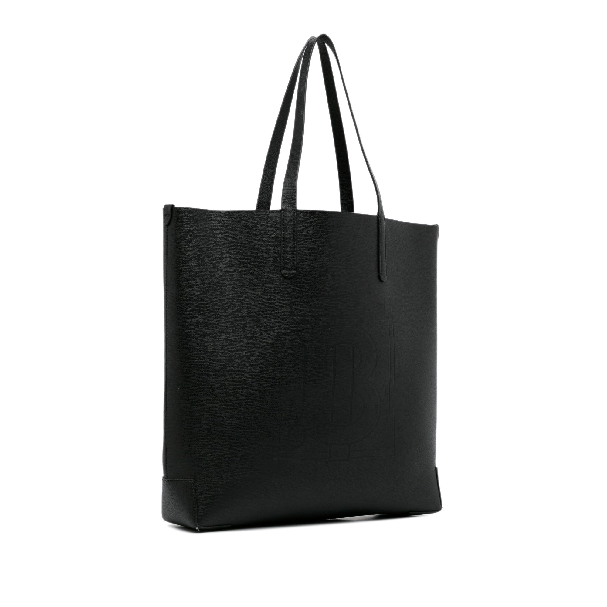 Burberry The TB Logo Bag Black Leather
