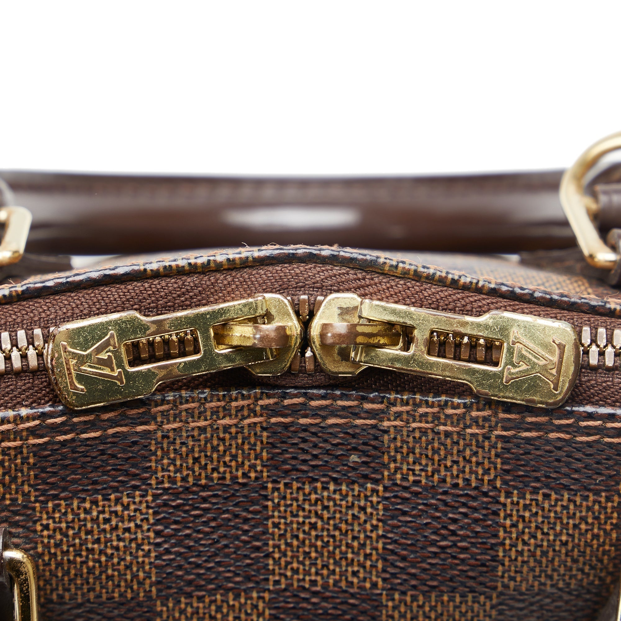 LOUIS VUITTON Damier Ebene Alma PM Handbag