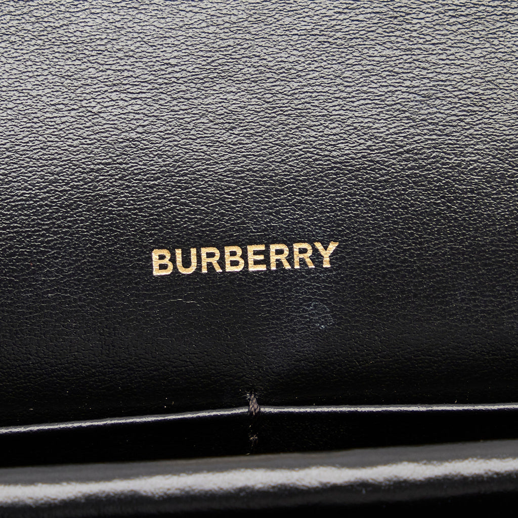 Burberry The TB Bag Small Black Leather
