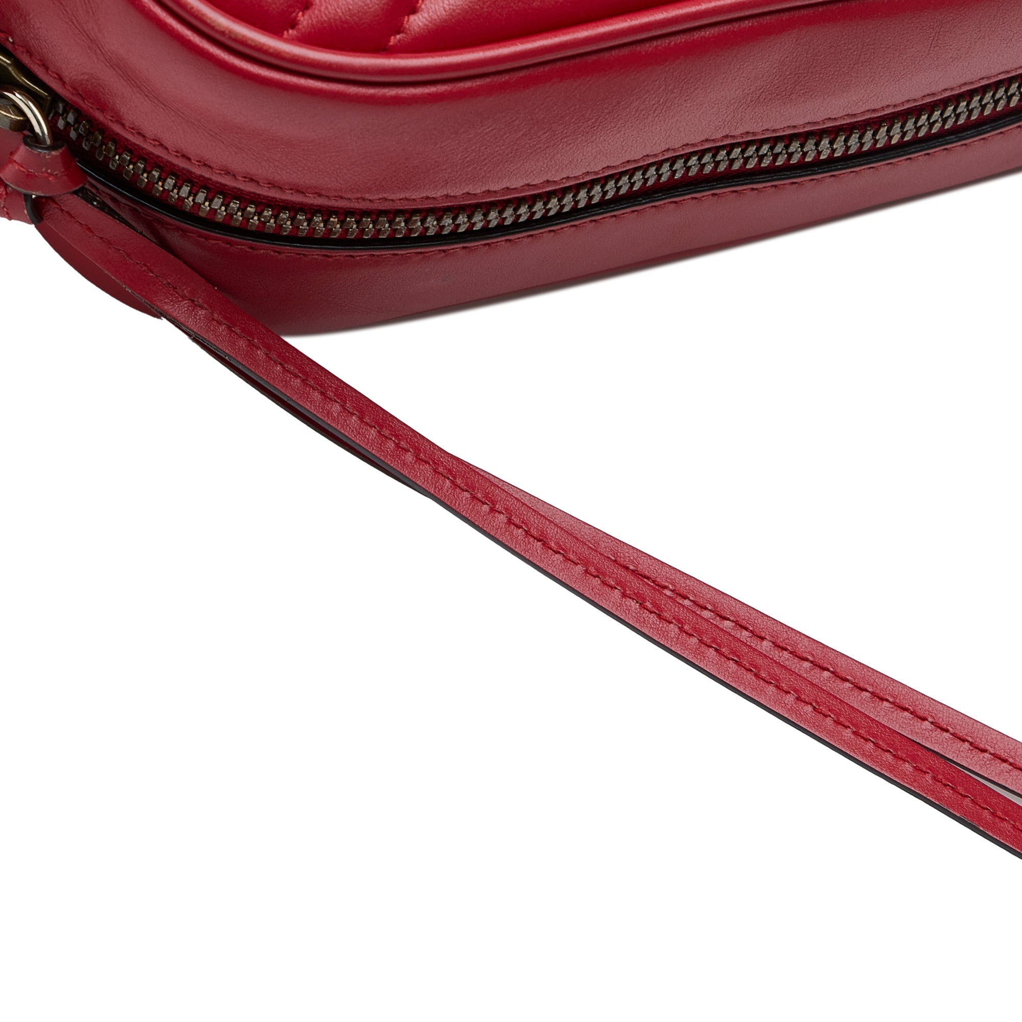 Gucci GG Marmont Small Red Matelassé