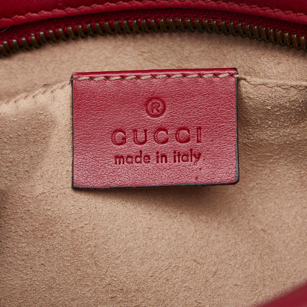 Gucci GG Marmont Small Red Matelassé
