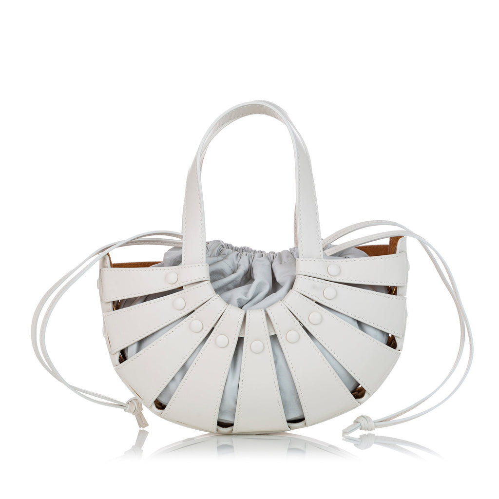 Bottega Veneta The Shell Tote White