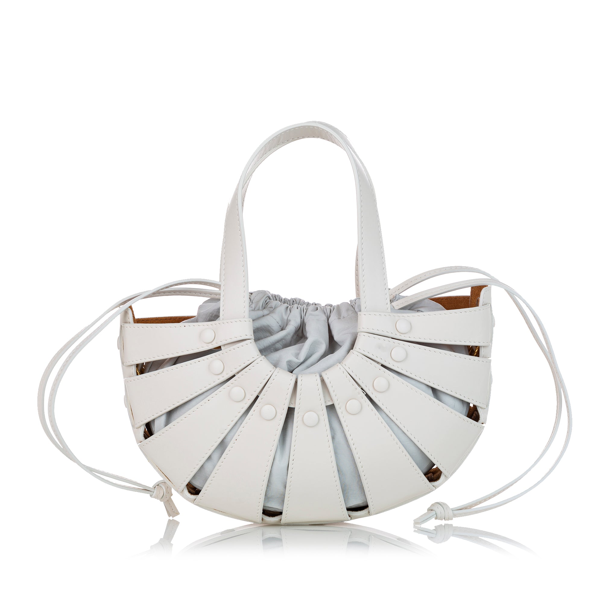 Bottega Veneta The Shell Tote White