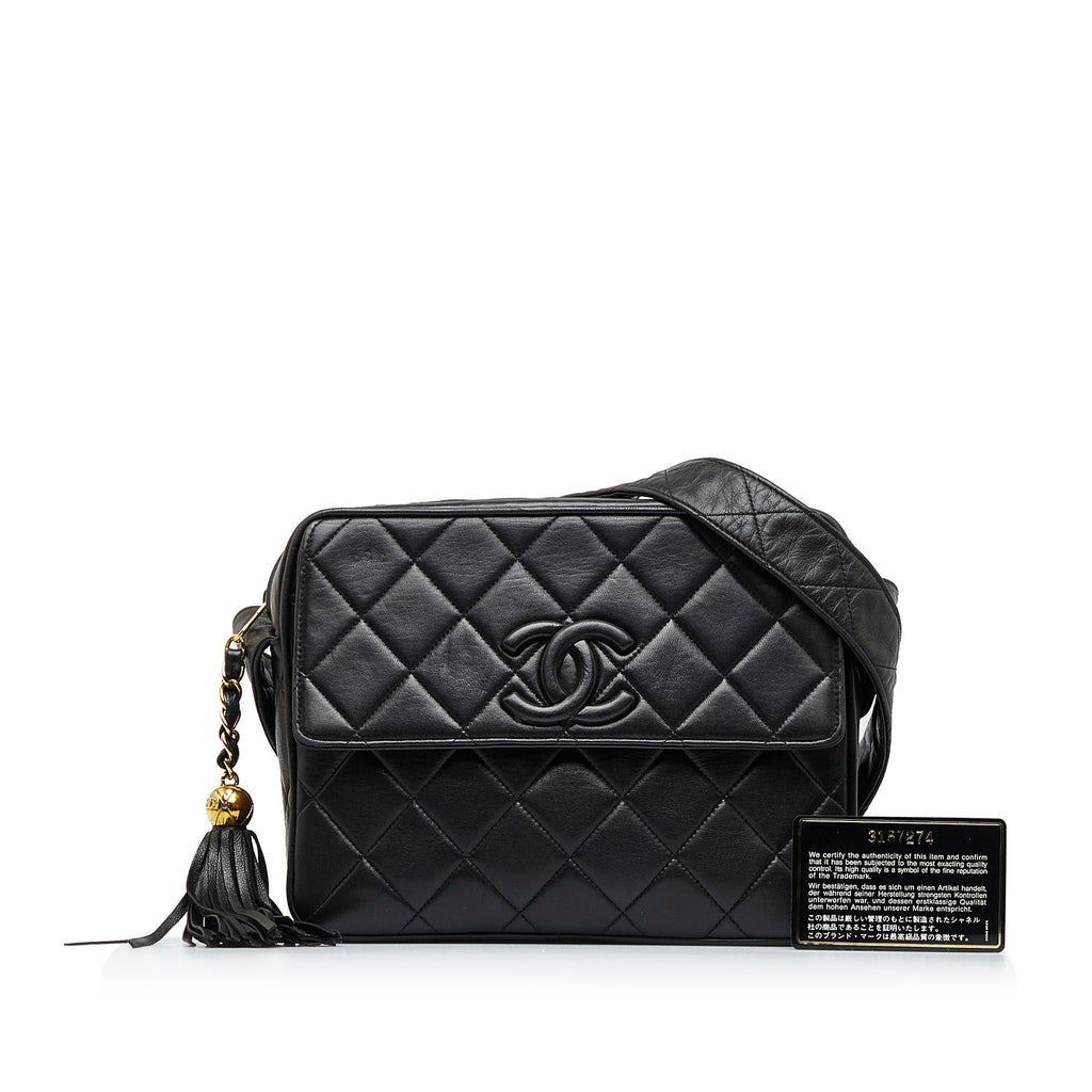 CHANEL CC Matelasse Tassel Camera Bag