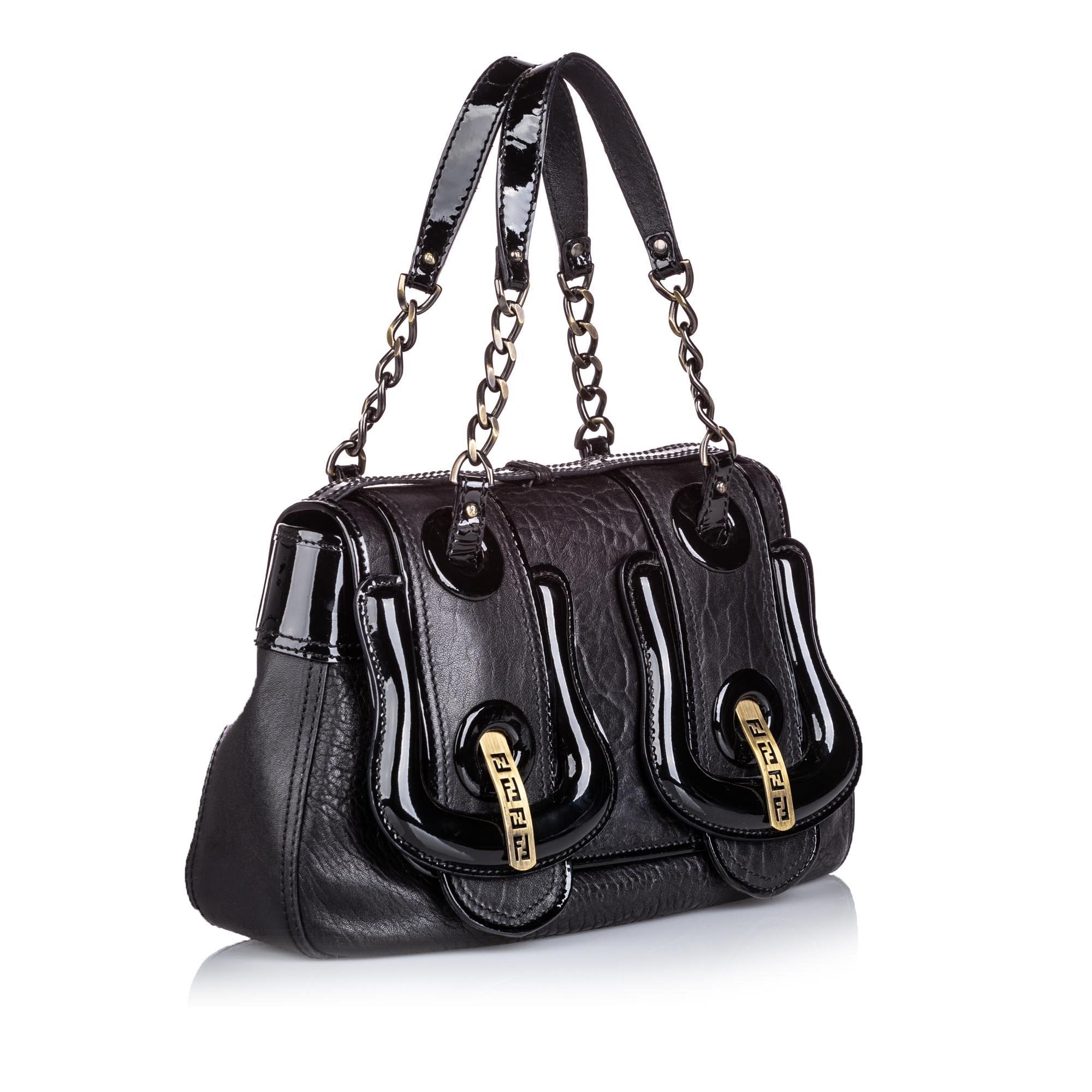 Pre-Loved Fendi Black Others Leather B Bis Shoulder Bag ITALY