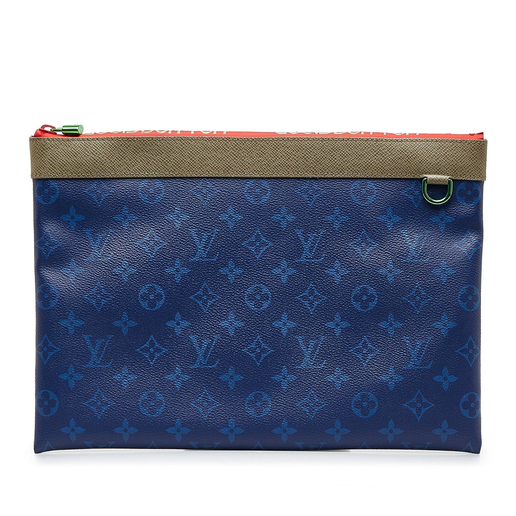 LOUIS VUITTON Monogram Pacific Apollo Pochette Clutch Bag