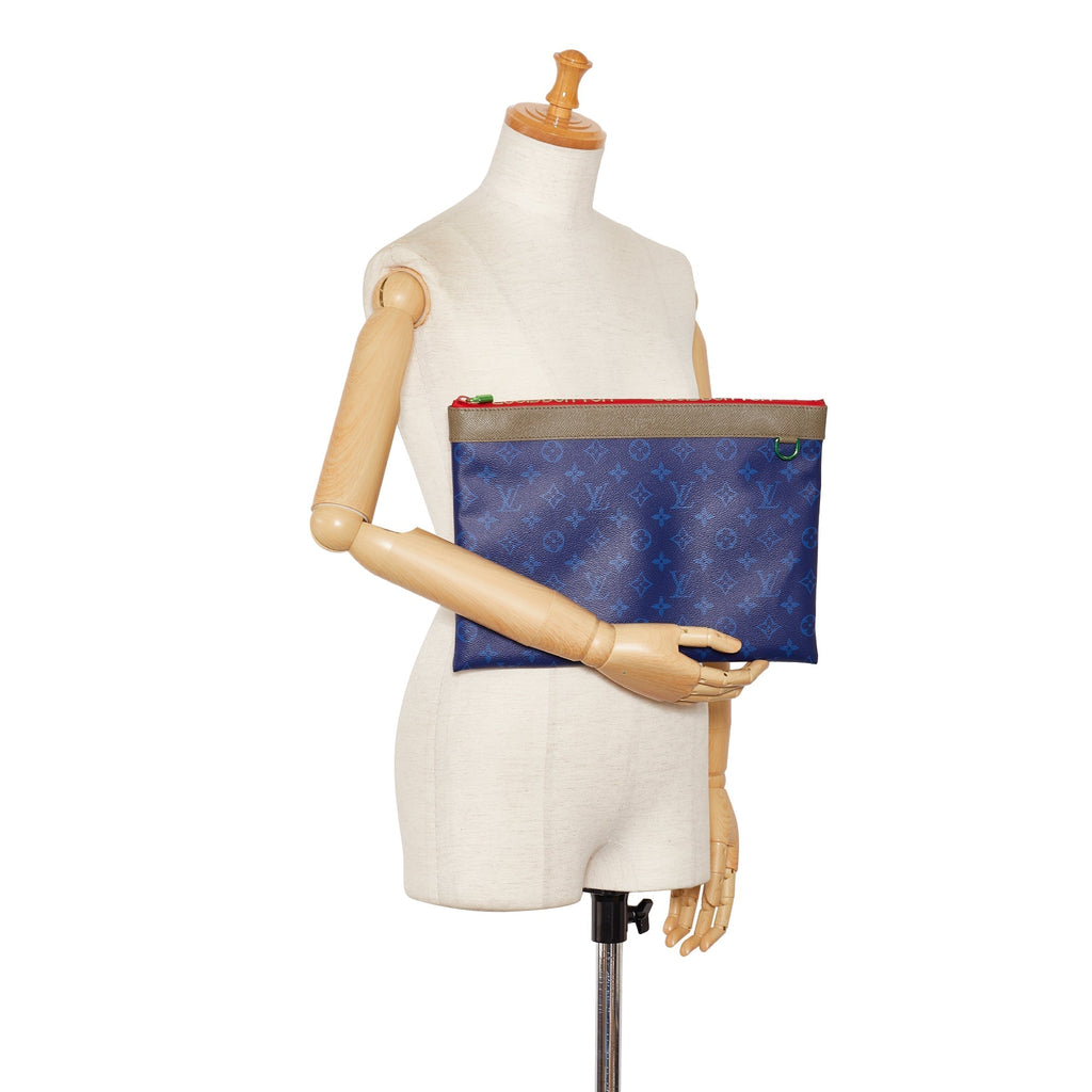 LOUIS VUITTON Monogram Pacific Apollo Pochette Clutch Bag