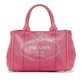 PRADA Canapa Logo Satchel