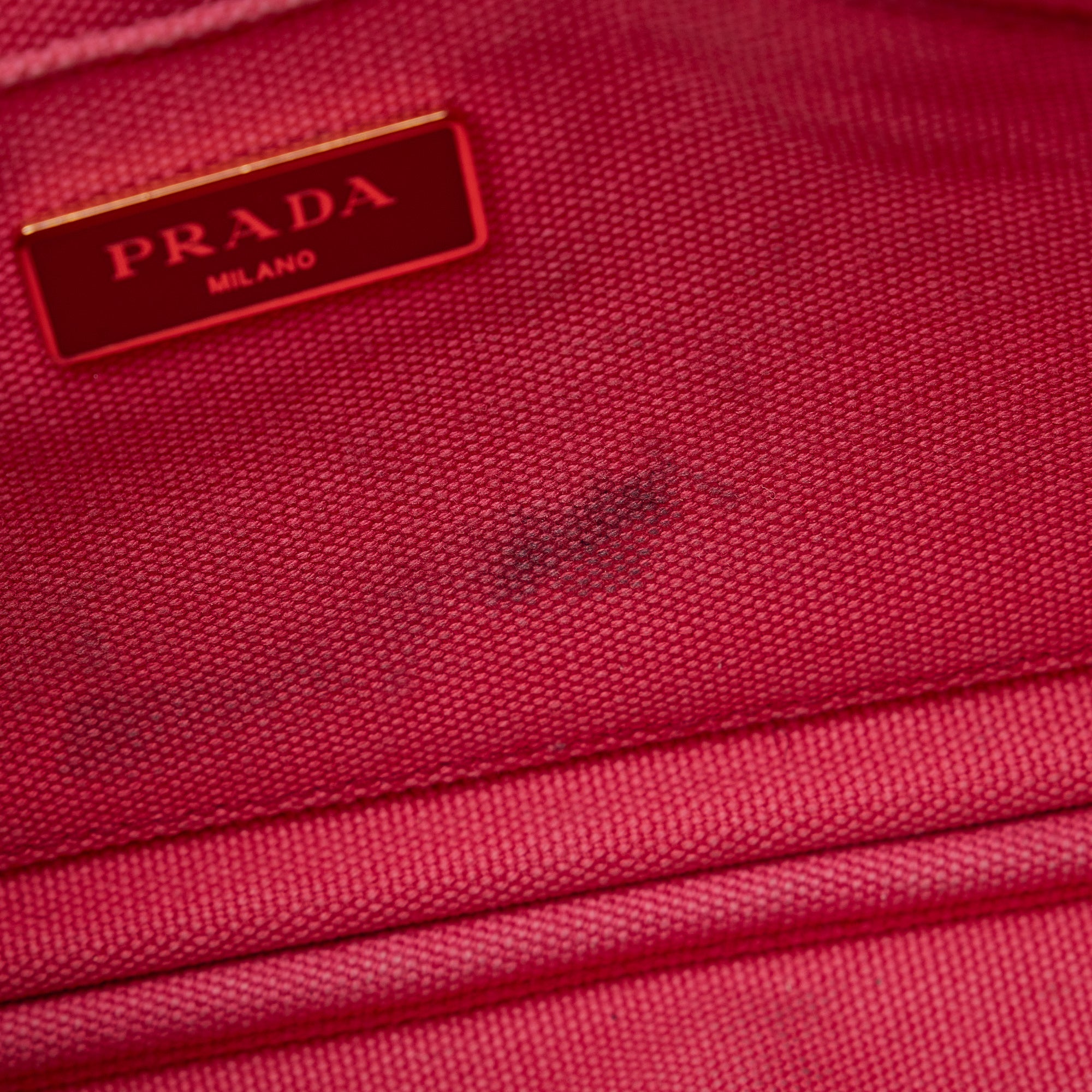 PRADA Canapa Logo Satchel