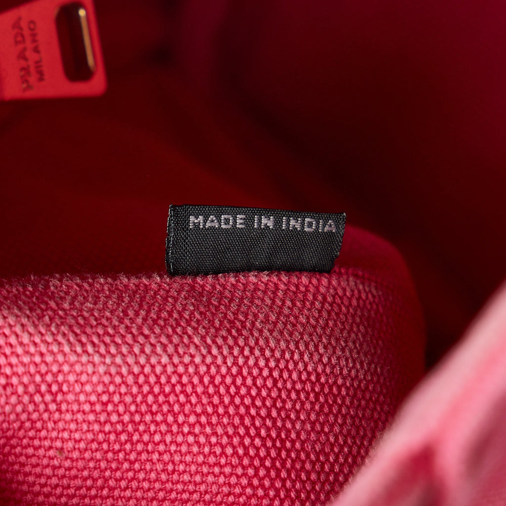 PRADA Canapa Logo Satchel