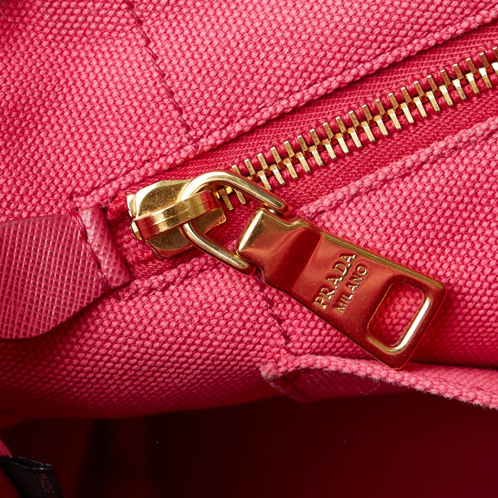PRADA Canapa Logo Satchel