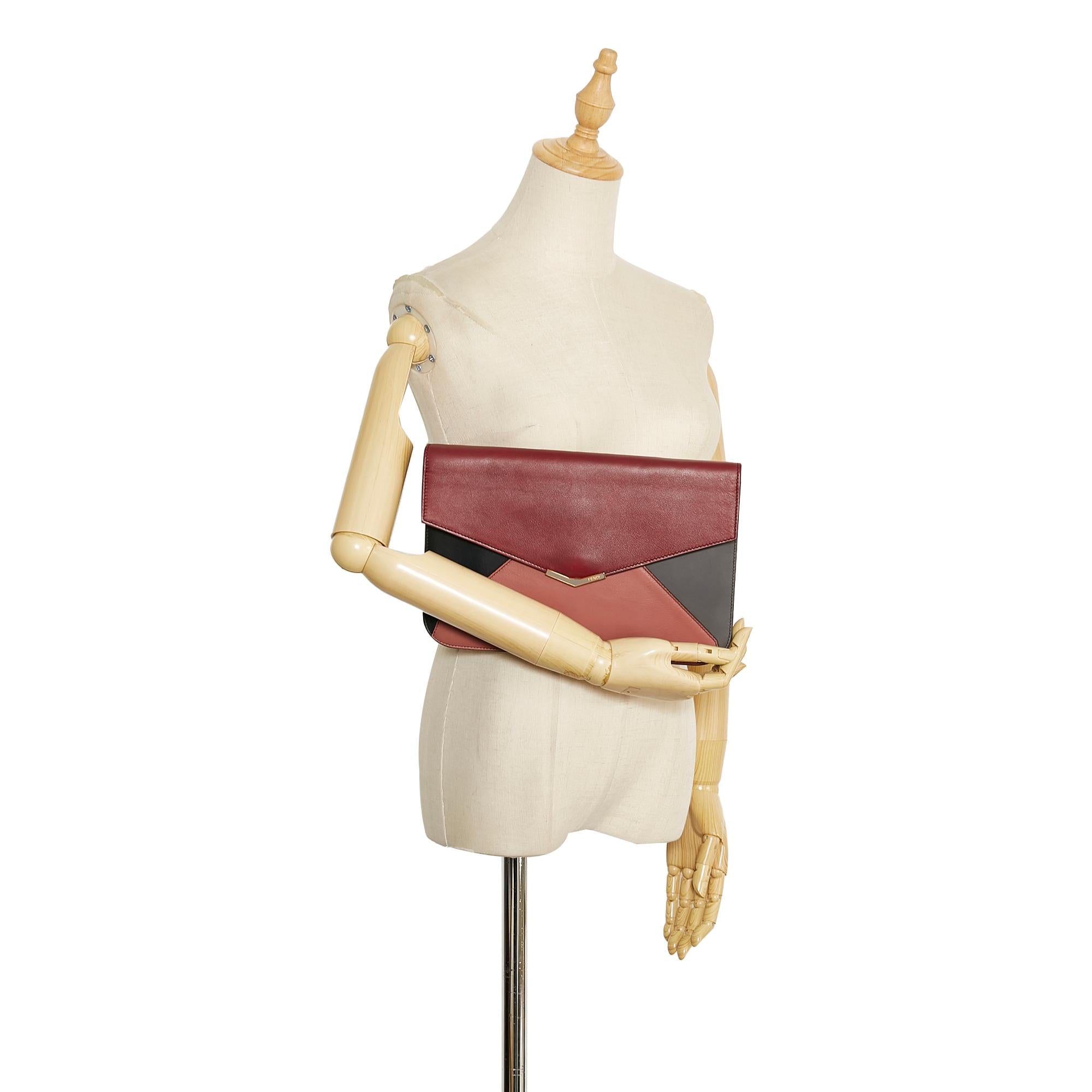 Fendi 2Jours Envelope Clutch