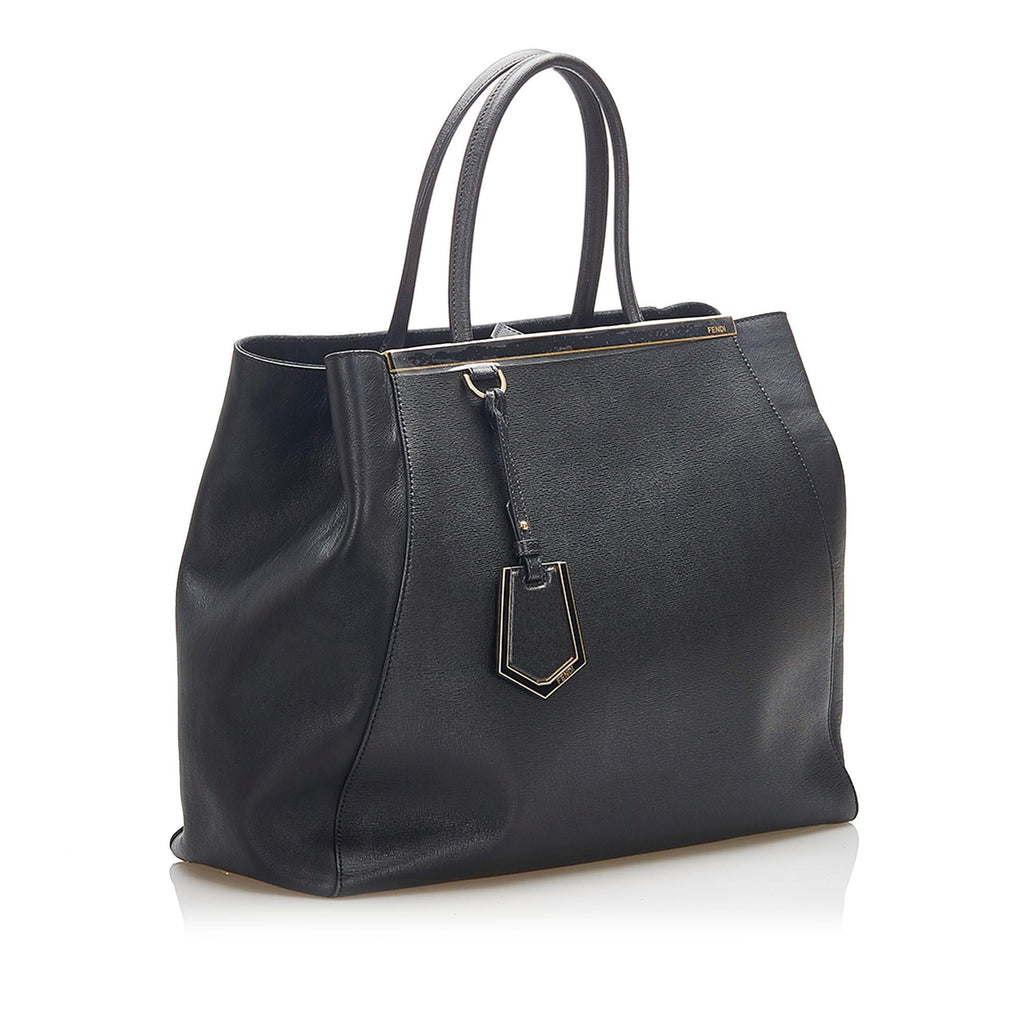 Fendi 2Jours Leather Handbag