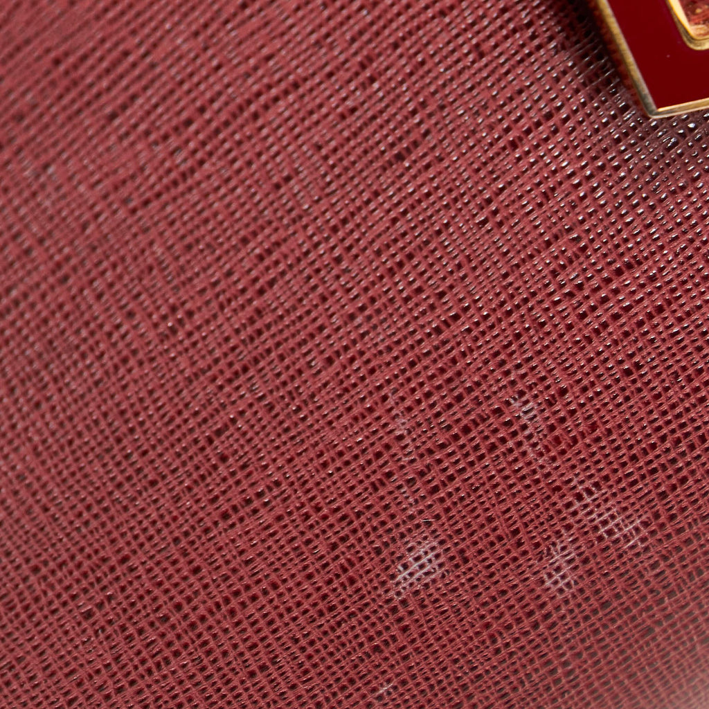 Fendi 2Jours Leather Handbag