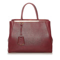 Fendi 2Jours Leather Handbag
