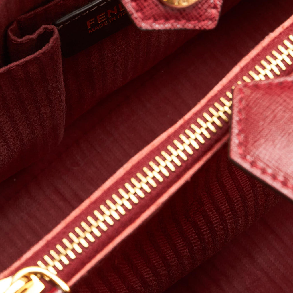 Fendi 2Jours Leather Handbag