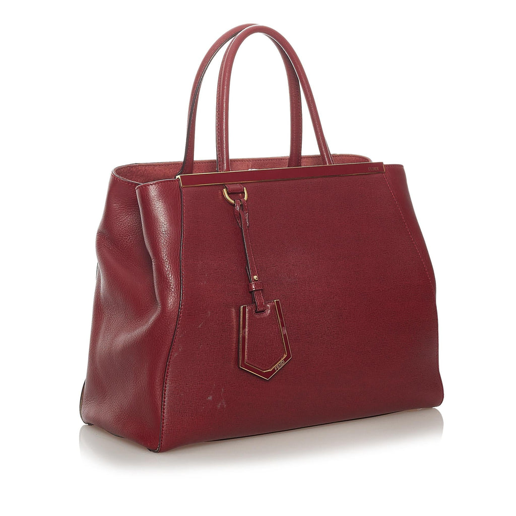Fendi 2Jours Leather Handbag