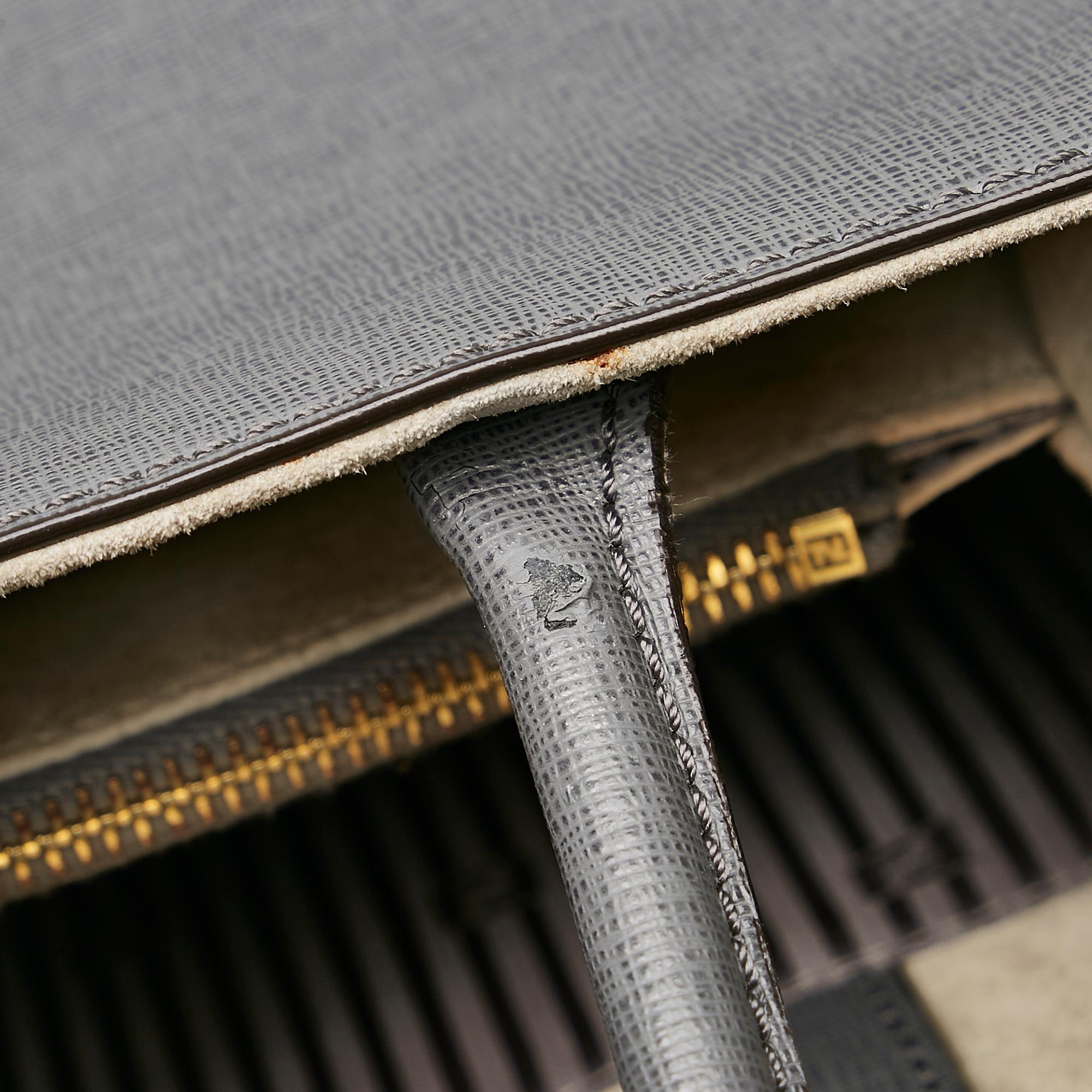 Fendi 2Jours Leather Satchel