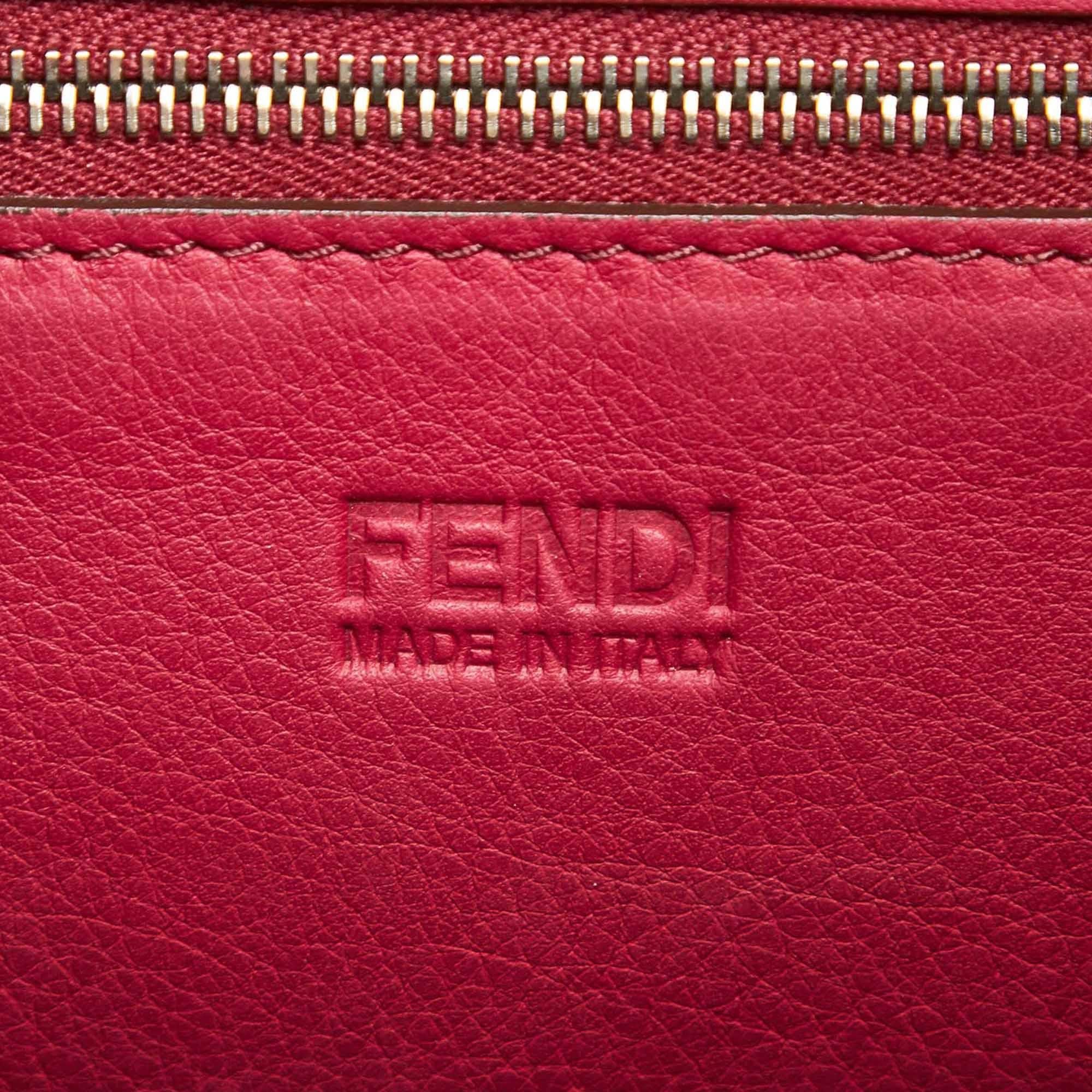 Fendi All Shopper Leather Tote Bag