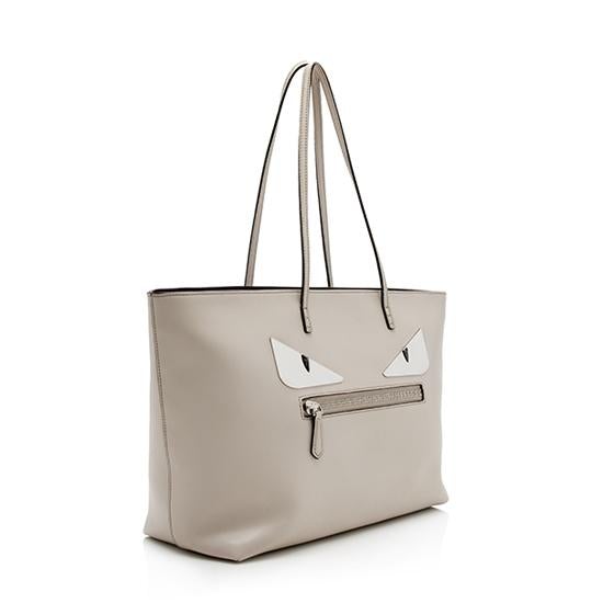 Fendi Calfskin Bugs Medium Roll Tote