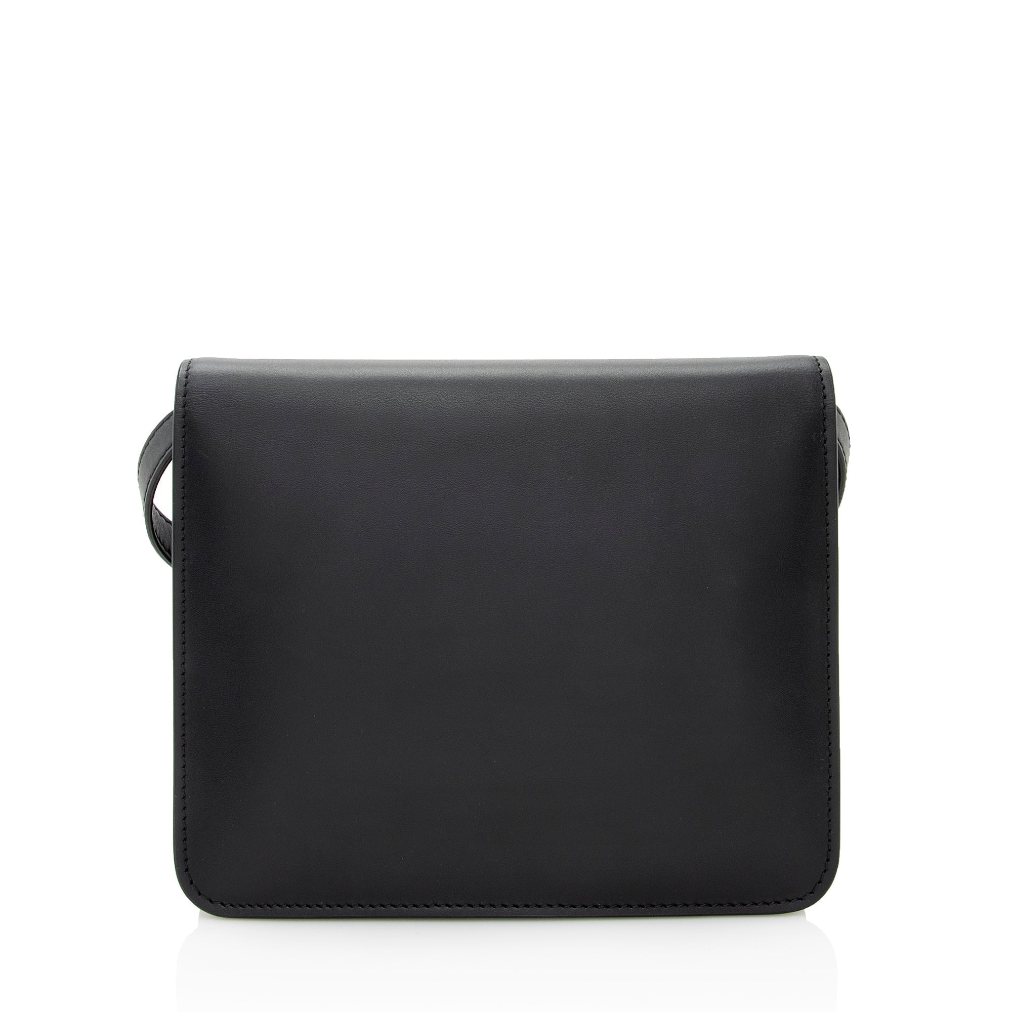 Fendi Calfskin Crystal Fab Small Crossbody Bag