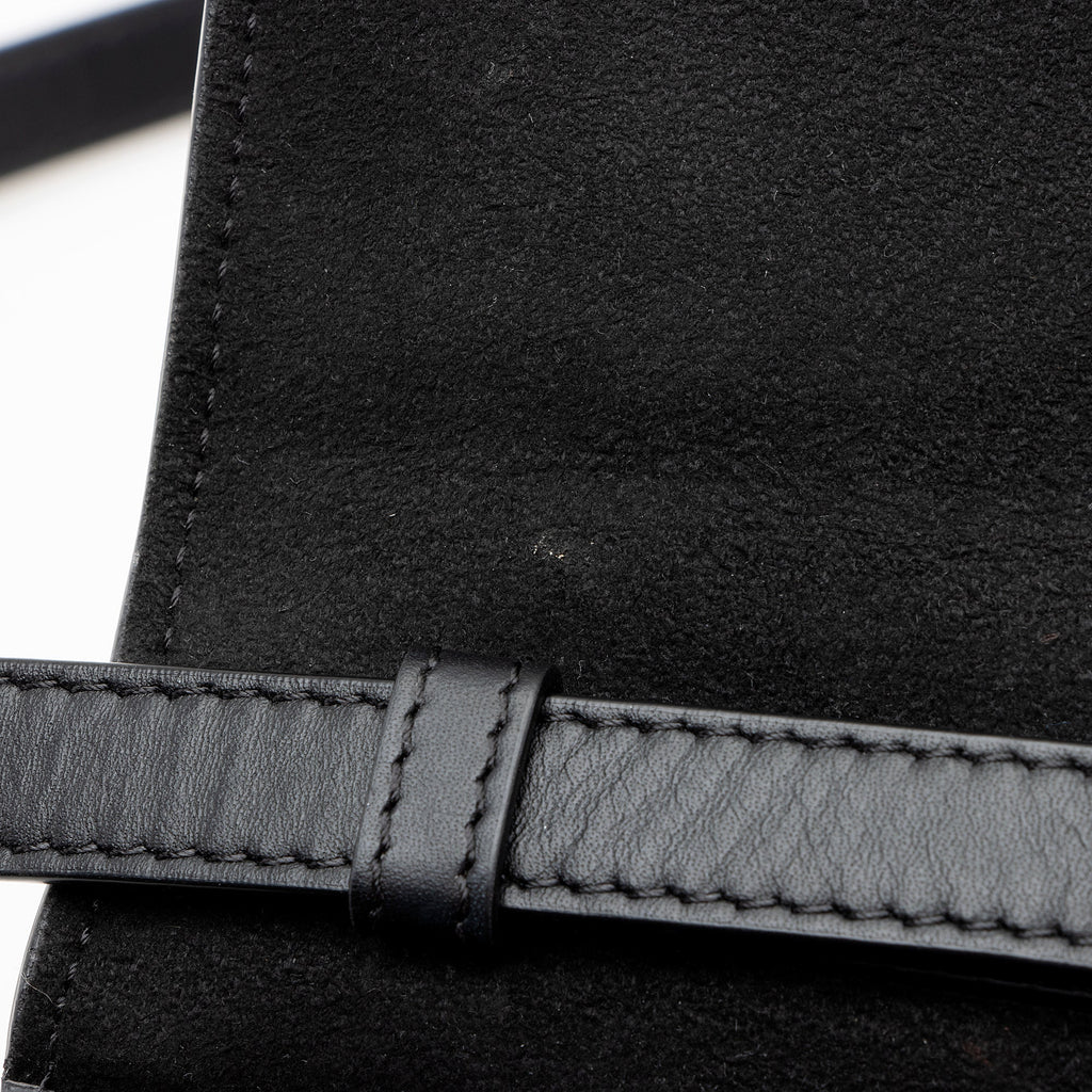 Fendi Calfskin Crystal Fab Small Crossbody Bag