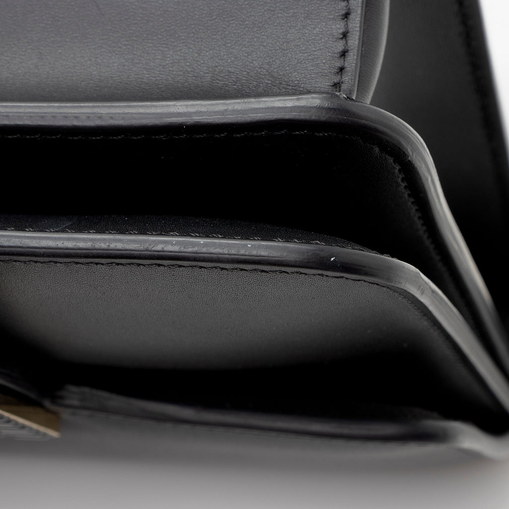 Fendi Calfskin Crystal Fab Small Crossbody Bag
