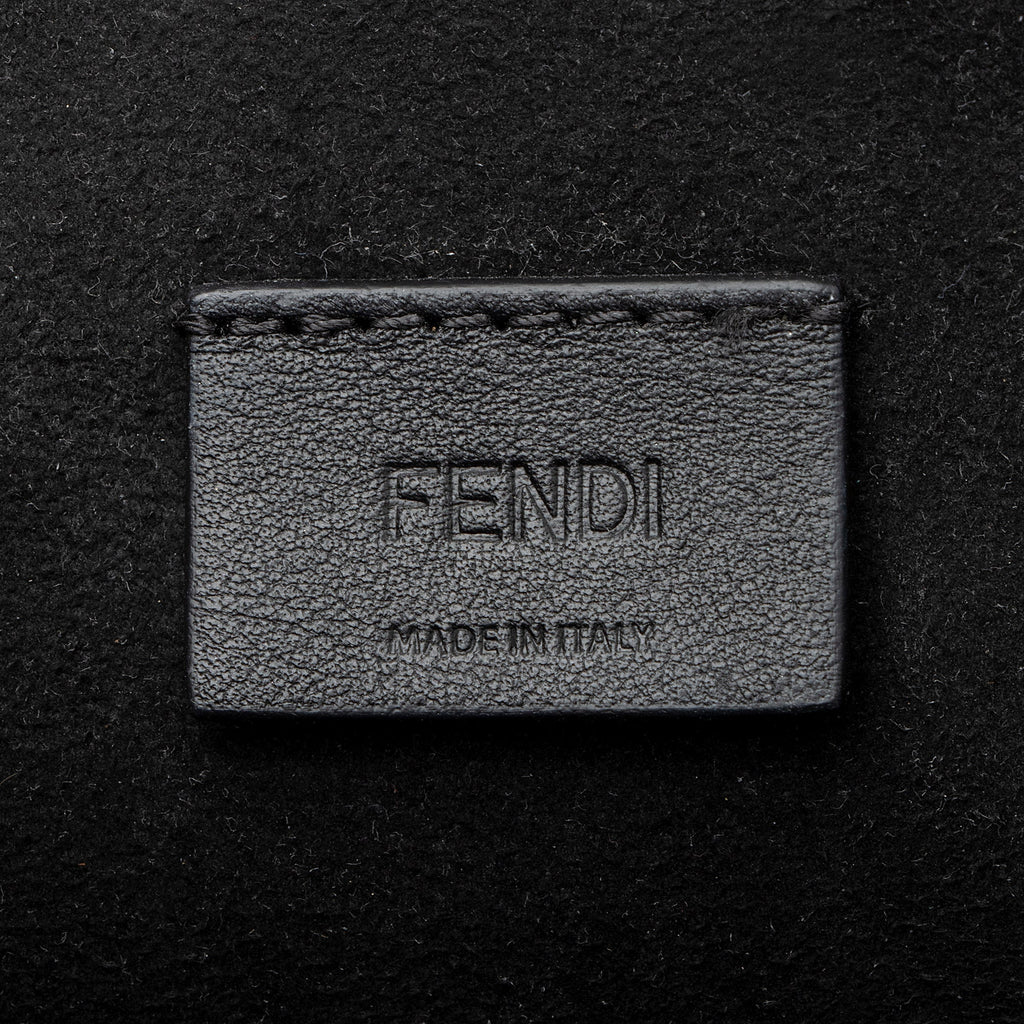 Fendi Calfskin Crystal Fab Small Crossbody Bag
