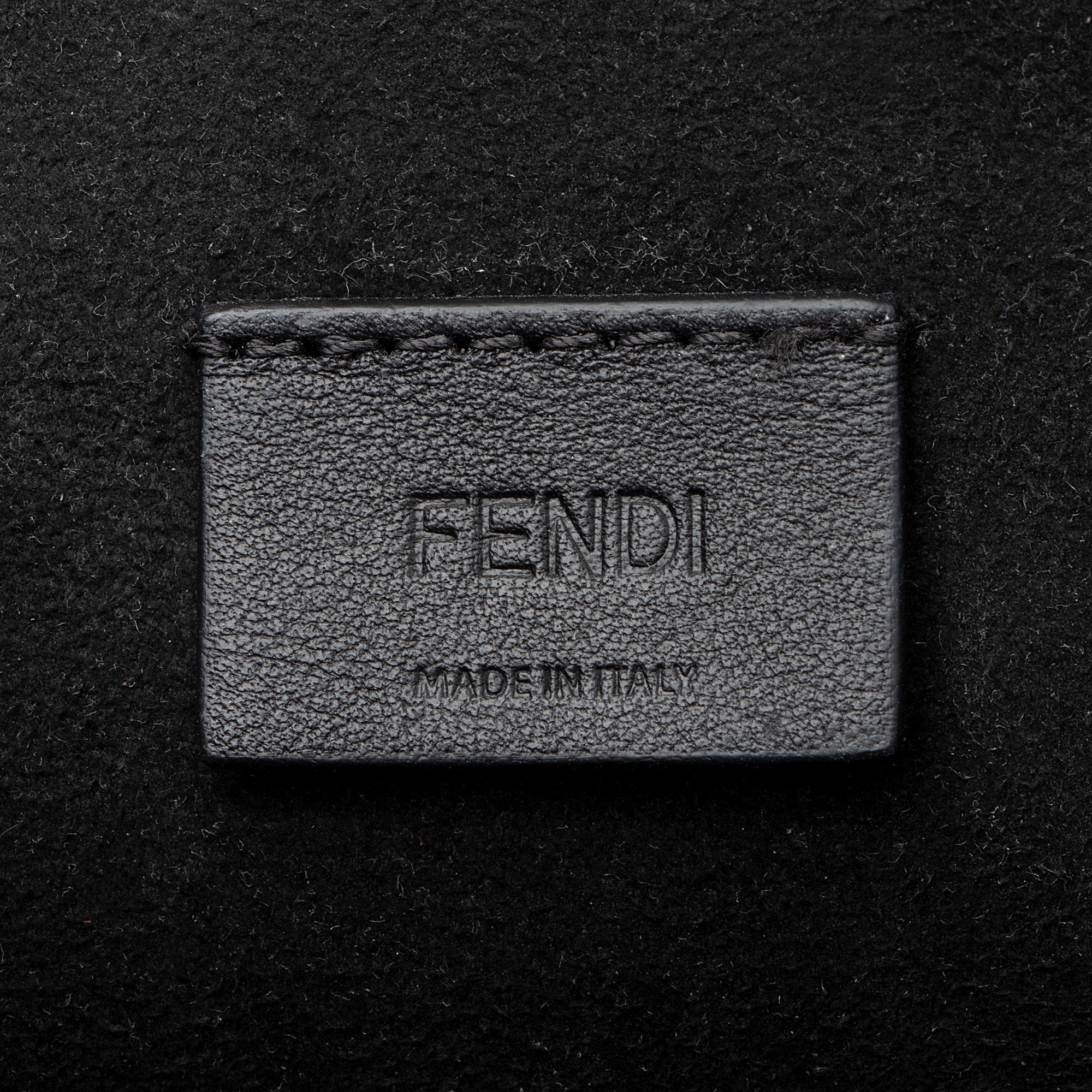 Fendi Calfskin Crystal Fab Small Crossbody Bag